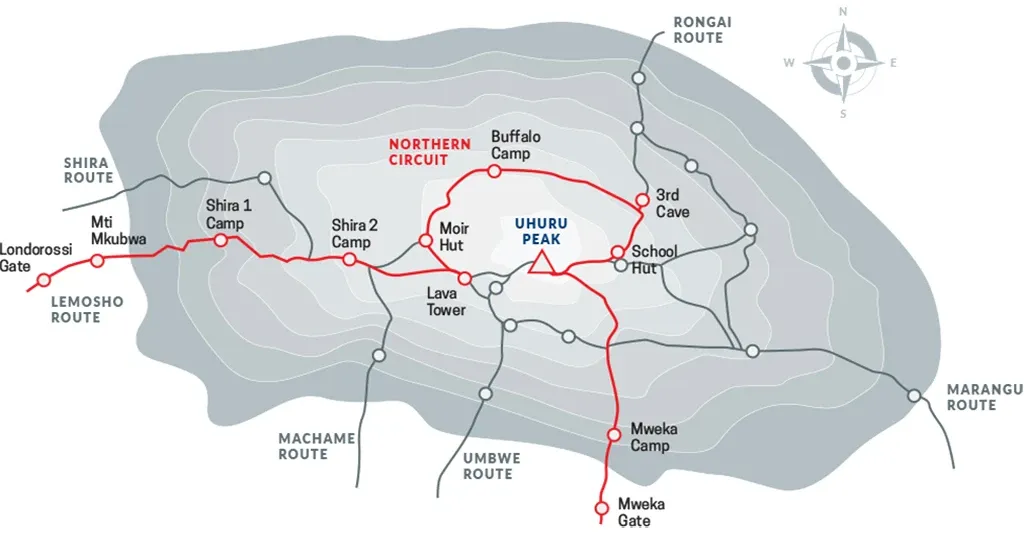 Kilimanjaro Routes Mount Kilimanjaro climbing routes